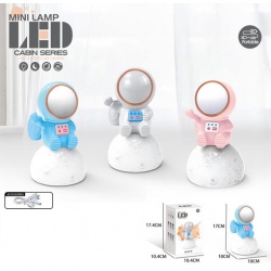 MINI LAMPARA LED ASTRONAUTA 3 COLORES
