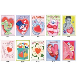 TARJETAS MINI SAN VALENTIN