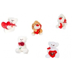 PELUCHE SAN VALENTIN 20 CMS. STDOS.