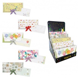 SOBRES REGALO CON LAZO + TARJETA TURNOWSKY EXP.25 