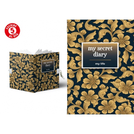 DIARIO A5 168H.C/CANDADO MY LIFE