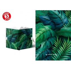 DIARIO A5 168H.C/CANDADO ALL IS GREEN