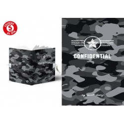 DIARIO A5 168H.C/CANDADO CONFIDENTIAL GREY