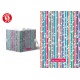 DIARIO A5 168H.C/CANDADO STRIPES