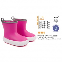 Bota agua Eva.Super ligeras,reflectantes. Rosa