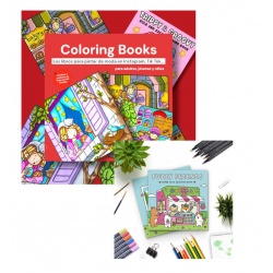 LIBRO DE MODA RRSS PARA COLOREAR FUZZY FRIENDS 48 PÁGINAS