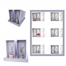 EXP. 12 LLAVEROS LUXE, 12 MODELOS SURTIDOS