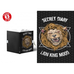 DIARIO A5 168H.C/CANDADO LION KING MOOD