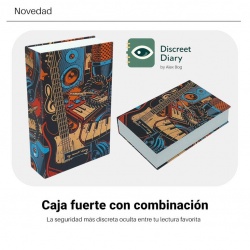 CAJA FUERTE CON COMBINACION MUSIC COVER