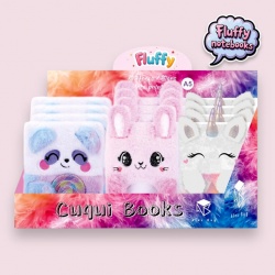EXP.12 LIBRETAS FLUFFY 80 GRS./80 HOJAS SURTIDOS