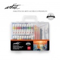 MALETIN INICIACION ARTIST PINTURA ACRILICA, 28 PZAS