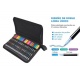 SET 21 ROTULADORES OUTLINER BICOLOR NEON PASTEL