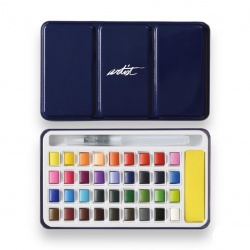 CAJA 36 ACUARELAS TINBOX ARTIST