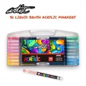 ESTUCHE MALETIN ACRILICOS REAL BRUSH, 36 COLORES