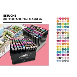 LUXURY CANVAS GAMA ARTIST 80 COLORES