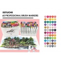 CANVAS LUXE PROFESSIONAL BRUSH MARKER 60 COLORES