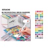 CANVAS LUXE PROFESSIONAL BRUSH MARKER 80 COLORES